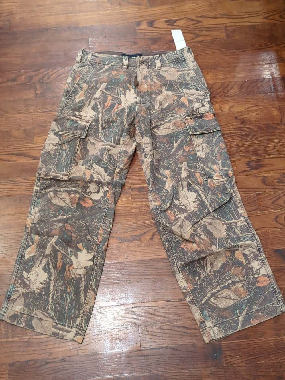 Abercrombie & Fitch Baggy Cargo Pants Size 28x28 Realtree Camo